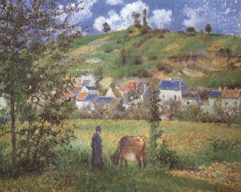 Camille Pissarro Landscape at Chaponval